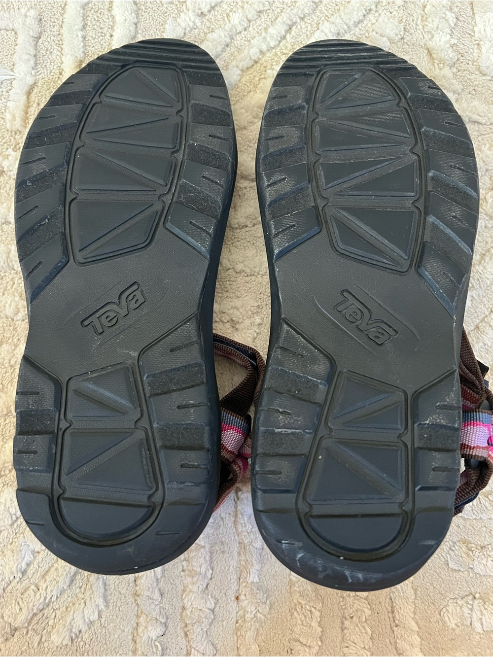 Teva Women’s 9 / Men’s 7 EU 40 Pink Stripe Sport Water Sandals Adjustable Straps - Picture 6 of 9